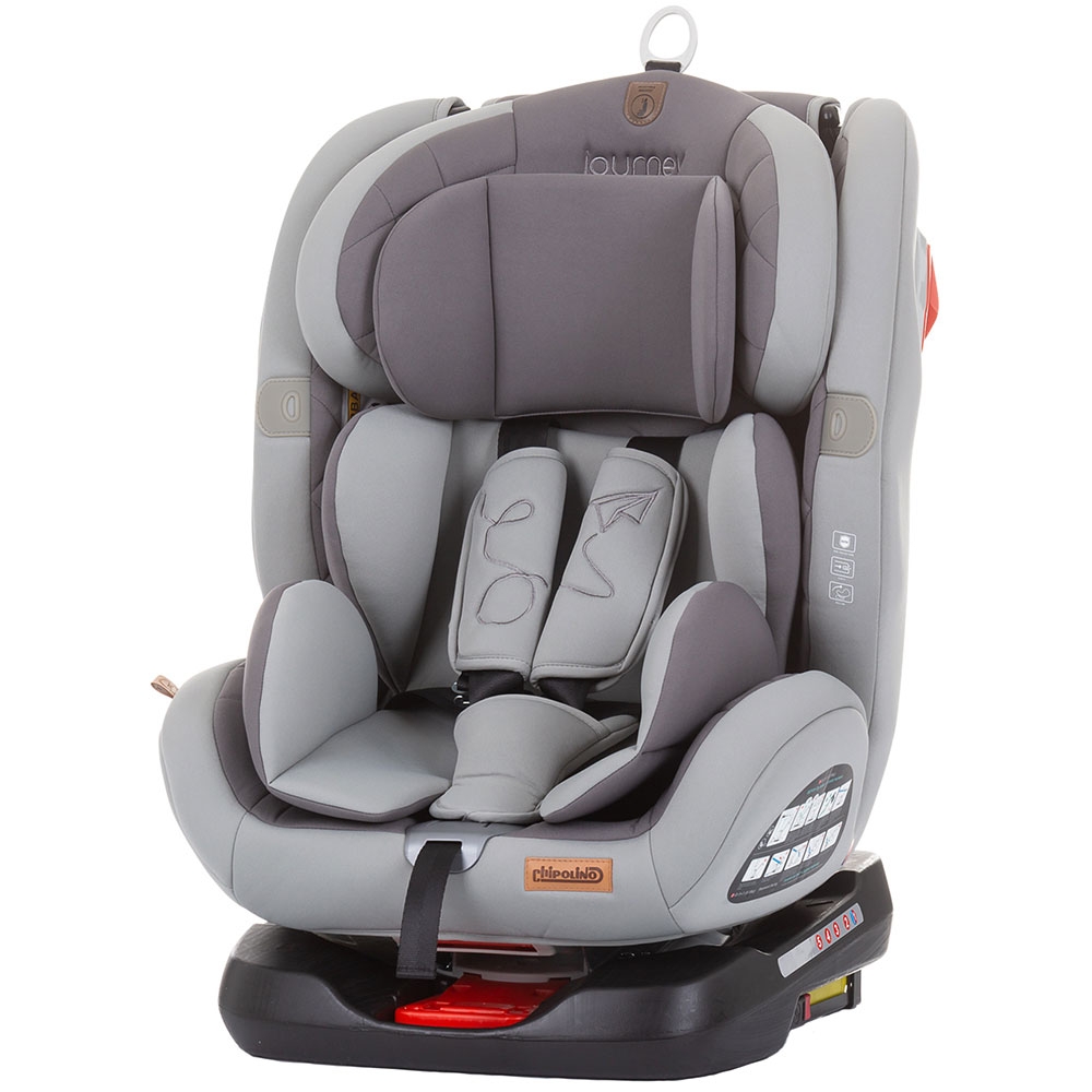 Scaun auto Chipolino Journey 0-36 kg graphite cu sistem Isofix si sezut rotativ