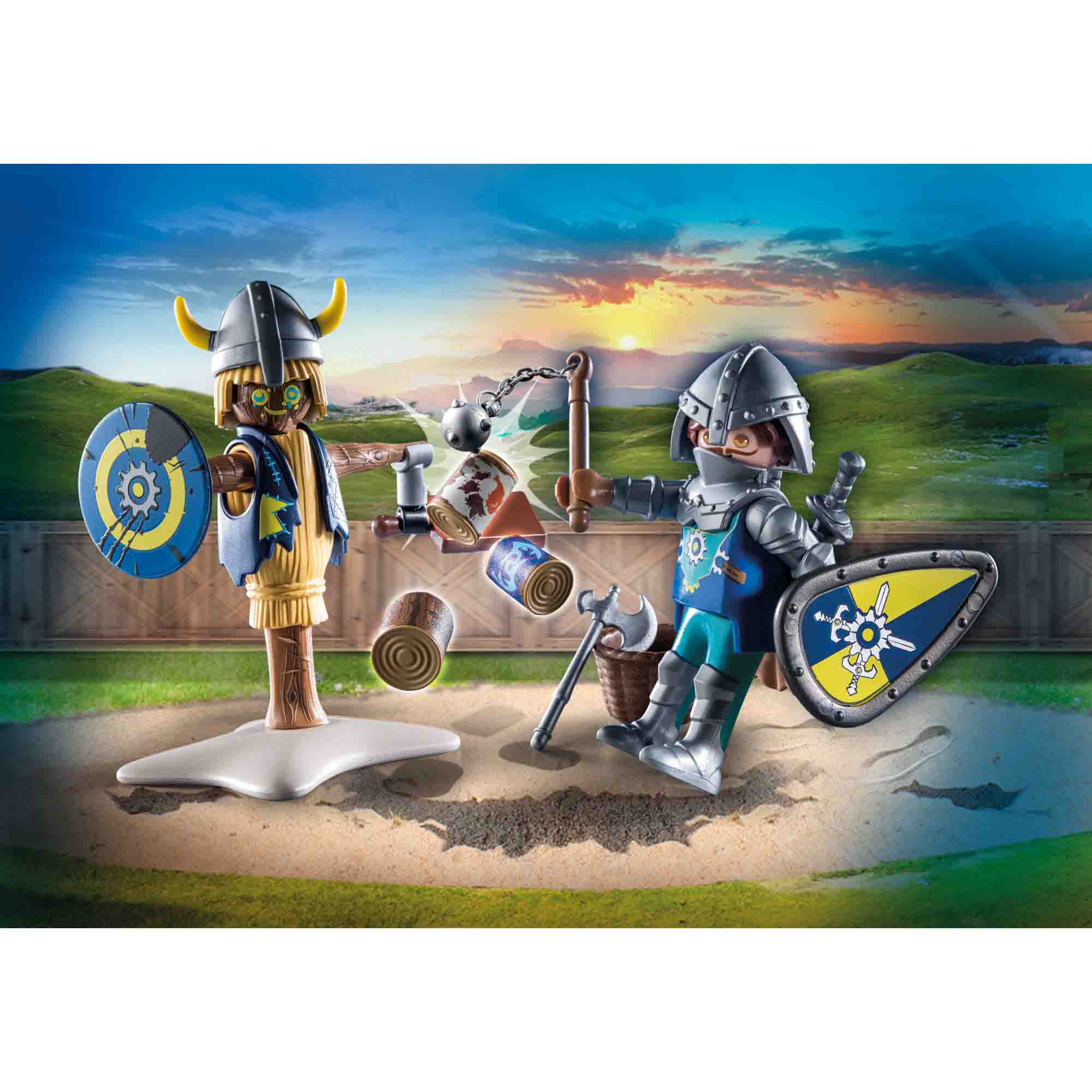 Playmobil - antrenamentul de lupta al cavalerului novelmore