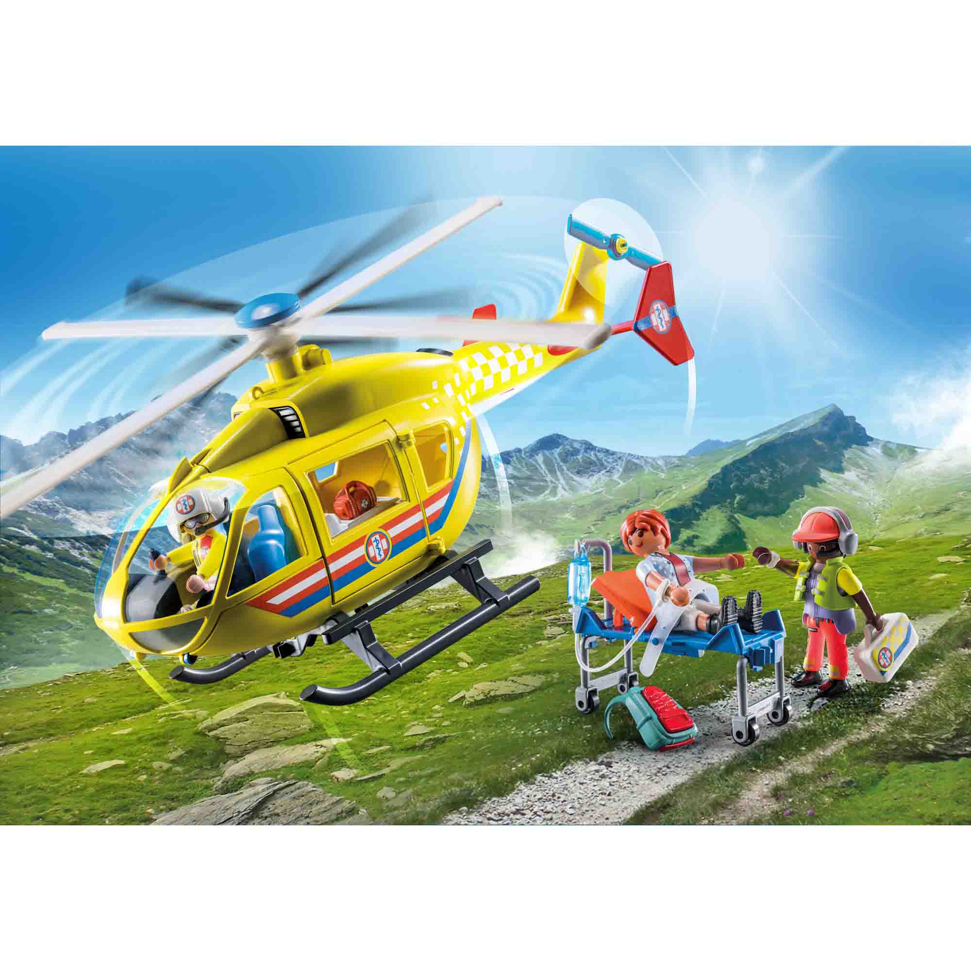 Playmobil - elicopter galben de salvare