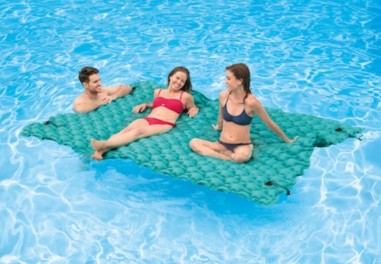 Saltea gonflabila pentru mare si piscina, intex 65841, 2.9m x 2.13m