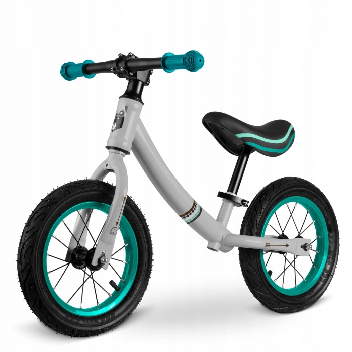 Bicicleta fara pedale ricokids 760100 - turcoaz - gri