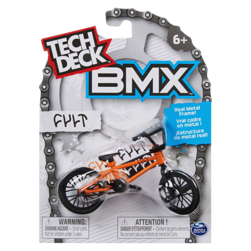 Mini bicicleta bmx, cult, portocaliu, 20140828