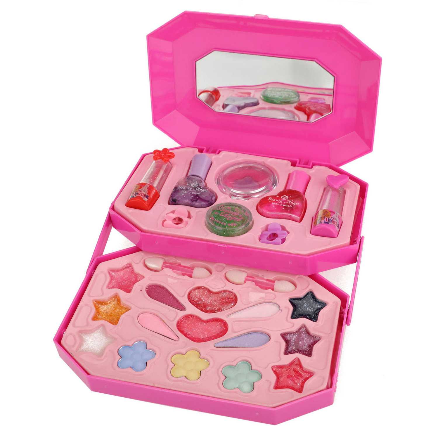 Set de machiaj copii cu oje unghii in cutie transport Toi-Toys TT45041A