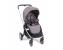 Carucior 3 in 1 Vicenza Luxury Grey cu cadru argintiu