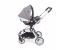 Carucior 3 in 1 Vicenza Luxury Grey cu cadru argintiu