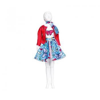 Set de croitorie hainute pentru papusi Couture Lucy Butterfly, Dress Your Doll