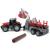 Tractor Dickie Toys Massey Ferguson MF 8737 cu remorca 42 cm