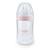 Biberon Nuk Nature Sense Roz 260 Ml Tetina Silicon Orificiu M 6-18 luni