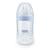 Biberon Nuk Nature Sense Bleu 260 Ml Tetina Silicon Orificiu M 6-18 luni