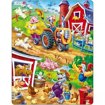 Puzzle Ferma, 22 Piese Larsen LRUS15