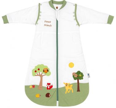 Sac de dormit cu maneca lunga detasabila Forest Friends 6-18 luni 2.5 Tog