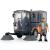 Masina Dickie Toys Playlife Street Sweeper cu figurina si accesorii