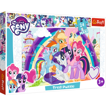 Puzzle Trefl Maxi My Little Pony, Poneii veseli 24 piese