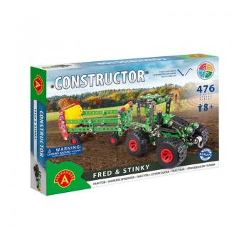Set constructie 476 piese metalice Constructor-Fred & Stinky, +8 ani Alexander