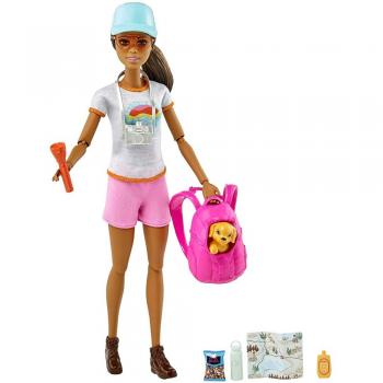 Set Barbie by Mattel Wellness and Fitness papusa cu figurina si accesorii GRN66