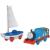 Set Fisher Price by Mattel Thomas and Friends Bridge Lift Thomas and Skiff cu sina, locomotiva motorizata si vagon