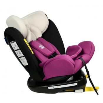 Scaun Auto Tweety Mandara Purple cu Isofix rotativ 360 grade 0 36 kg baza neagra