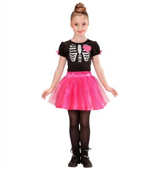 Costum schelet balerina halloween - 8 - 10 ani / 140 cm