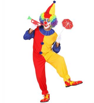 Costum clown adult - l   marimea l