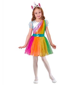 Costum unicorn fetite - 4 - 5 ani / 116cm