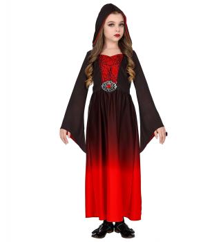 Costum rochie gothic red - 8 - 10 ani / 140 cm