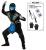 Costum ninja copii kombat albastru - 11 - 13 ani / 158 cm