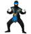 Costum ninja copii kombat albastru - 11 - 13 ani / 158 cm