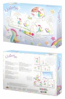 Set educational pictura cu numere Saica Unicorn