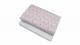 Set cearceafuri "pink moon" patut bebelus, kidsdecor, cu elastic, din bumbac - 60x120 cm