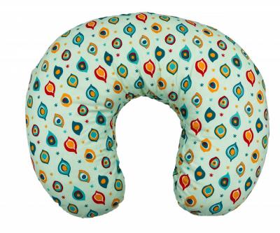 Perna pentru alaptat 2 in 1 nursing pillow paun, babyjem (culoare: albastru)