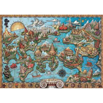 Puzzle atlantida, 1000 piese