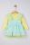Set rochita cu bluzita pentru fetite cirese, tongs baby (culoare: galben, marime: 9-12 luni)