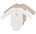 Set 2 body-uri cu maneca lunga bebe unisex girafa, baby cosy, 100% bumbac organic (marime: 0-3 luni)