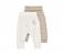 Set 2 pantaloni bebe unisex girafa, baby cosy, 100% bumbac organic (marime: 12-18 luni)