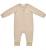 Salopeta cu fermoar girafa, babycosy, 100% bumbac organic, mink (marime: 12-18 luni)