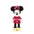 Jucarie de plus disney minnie cu rochita rosie, 60 cm