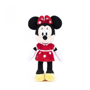 Jucarie de plus disney minnie cu rochita rosie, 60 cm