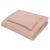 Lenjerie patut 2 piese, Din Muselina, Cu perna si pilota, 100x70 cm, Din materiale certificate Oeko Tex Standard 100, New Baby, Pink