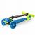 Trotineta cu roti cu led ricokids loco 765105 - albastru cu verde