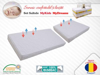 Set saltele MyKids Cocos My Dreams II 120x70x8 (cm) + 50x70x8 (cm)