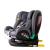 Scaun auto Platinum Deluxe i-Size Buf Boof cu isofix rotativ 360 grade Top Tether SIPS 40-150 cm 0-36 kg SimpleGrey