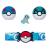 Pokemon - set figurina si centura clip n go, great ball & net ball & squirtle #1