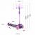 Trotineta cu roti cu led ricokids piko 765013 - violet - roz