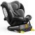 Scaun Auto Tweety Plus DELUXE BUF BOOF iSIZE Black cu Isofix rotativ 360 grade 40-150 cm