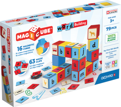 Magicube geomag cuburi cu litere 79 buc 259