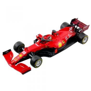 Macheta masinuta de colectie bburago 1/43 formula racing ferrari sf23 team #55 c. sainz 36835/55