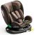 Scaun auto Platinum Deluxe i-Size Buf Boof cu isofix rotativ 360 grade Top Tether SIPS 40-150 cm 0-36 kg Coffee