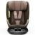 Scaun auto Platinum Deluxe i-Size Buf Boof cu isofix rotativ 360 grade Top Tether SIPS 40-150 cm 0-36 kg Coffee