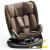 Scaun auto Platinum Deluxe i-Size Buf Boof cu isofix rotativ 360 grade Top Tether SIPS 40-150 cm 0-36 kg Coffee