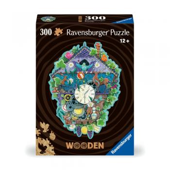 Puzzle lemn ceas 300 piese